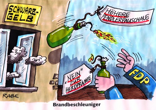 Cartoon: Ausgependelt (medium) by RABE tagged bundesregierung,kanzlerin,merkel,cdu,koalition,koalitionspartner,schwarzgelb,fdp,liberale,rösler,herdprämie,elterngeld,betreuungsgeld,schröder,kita,erziehungsgeld,pendler,pendlerpauschale,kilometergeld,arbeitsplatz,fahrzeug,kilometer,steuerzahler,bundesregierung,kanzlerin,merkel,cdu,koalition,koalitionspartner,schwarzgelb,fdp,rösler