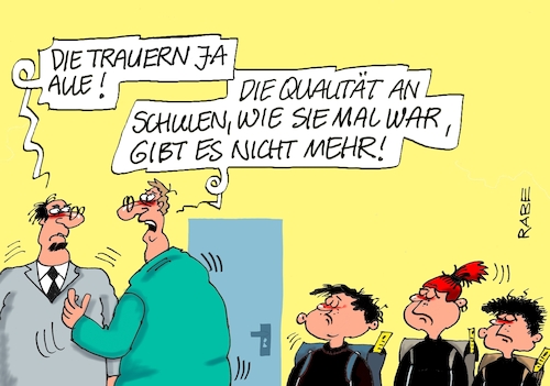 Cartoon: Babys In Black (medium) by RABE tagged schule,schüler,lehrer,schultafel,schwamm,bildung,digtalpakt,bund,länder,rabe,ralf,böhme,cartoon,karikatur,pressezeichnung,farbcartoon,tagescartoon,abwischer,schulranzen,tafel,tafelschwamm,kreide,qualität,qualitätsverlust,trauer,trauerkleidung,schule,schüler,lehrer,schultafel,schwamm,bildung,digtalpakt,bund,länder,rabe,ralf,böhme,cartoon,karikatur,pressezeichnung,farbcartoon,tagescartoon,abwischer,schulranzen,tafel,tafelschwamm,kreide,qualität,qualitätsverlust,trauer,trauerkleidung