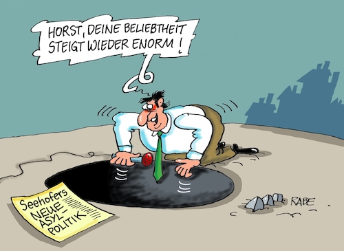 Cartoon: Beliebtheitssteigerung (medium) by RABE tagged seehofer,horst,csu,innenminister,flüchtlinge,migranten,mittelmeer,schlepper,abe,ralf,böhme,caartoon,karikatur,pressezeichnung,farbcartoon,tagescartoon,flüchtlingsroute,küste,aufnahme,eu,asylpolitik,flüchtlingspolitik,deutschland,italien,frankreich,regelung,seehofer,horst,csu,innenminister,flüchtlinge,migranten,mittelmeer,schlepper,abe,ralf,böhme,caartoon,karikatur,pressezeichnung,farbcartoon,tagescartoon,flüchtlingsroute,küste,aufnahme,eu,asylpolitik,flüchtlingspolitik,deutschland,italien,frankreich,regelung