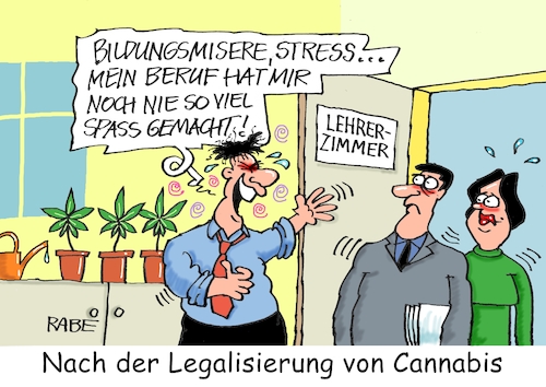 Cartoon: Betäubung (medium) by RABE tagged cannabis,hanf,hanfpflanze,legalisierung,özdemir,lauterbach,gesetzesvorlage,rabe,ralf,böhme,cartoon,karikatur,pressezeichnung,fabcartoon,tagescartoon,betäubungsgesetz,betäubungsmittesl,rausch,drigen,lehrer,lehrerzimmer,schüler,bildungsmisere,stress,cannabis,hanf,hanfpflanze,legalisierung,özdemir,lauterbach,gesetzesvorlage,rabe,ralf,böhme,cartoon,karikatur,pressezeichnung,fabcartoon,tagescartoon,betäubungsgesetz,betäubungsmittesl,rausch,drigen,lehrer,lehrerzimmer,schüler,bildungsmisere,stress