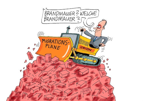 Brandmauertrümmer