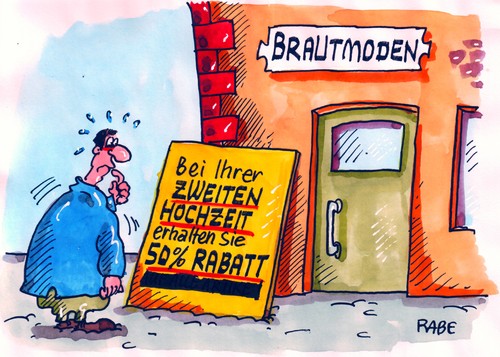 Cartoon: Brautmoden (medium) by RABE tagged rabatt,brautmoden,hochzeit,hochzeitspaar,brautkleid,hochzeitsfeier,weddingplaner,geld,euro,finanzierung,hochzeitsgesellschaft,brautstrauß,eheschließung,standesamt,standesbeamter,anzug,frack,rabatt,brautmoden,hochzeit,hochzeitspaar,brautkleid,hochzeitsfeier,weddingplaner,geld,euro,finanzierung