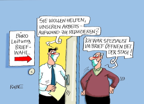 Cartoon: Brieföffner (medium) by RABE tagged corona,bundländerkonferenz,merkel,kanzleramt,lockerungen,stufenplan,öffnungen,lockdown,shutdown,baumärkte,impfdosen,rki,fallzahlen,inzidenzwert,spahn,impfzentren,impfreihenfolge,notbremse,bundestagswahl,landtagswahl,wahlleiter,briefwahl,sed,stasi,brieföffner,postgeheimnis,corona,bundländerkonferenz,merkel,kanzleramt,lockerungen,stufenplan,öffnungen,lockdown,shutdown,baumärkte,impfdosen,rki,fallzahlen,inzidenzwert,spahn,impfzentren,impfreihenfolge,notbremse,bundestagswahl,landtagswahl,wahlleiter,briefwahl,sed,stasi,brieföffner,postgeheimnis