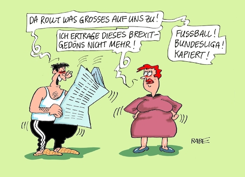 Cartoon: Bundesliga rollt (medium) by RABE tagged brexit,eu,insel,may,britten,austritt,rabe,ralf,böhme,cartoon,karikatur,pressezeichnung,farbcartoon,tagescartoon,parlament,abstimmung,deal,bundesliga,fußball,tabelle,bayern,münchen,dortmund,hoeneß,torwart,schiedsrichter,tabellenfürher,brexit,eu,insel,may,britten,austritt,rabe,ralf,böhme,cartoon,karikatur,pressezeichnung,farbcartoon,tagescartoon,parlament,abstimmung,deal,bundesliga,fußball,tabelle,bayern,münchen,dortmund,hoeneß,torwart,schiedsrichter,tabellenfürher