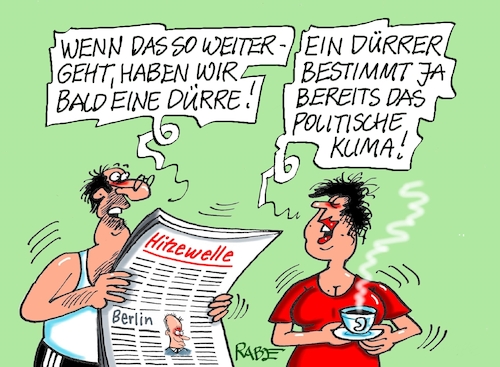 Cartoon: Der große Dürre (medium) by RABE tagged merz,kanzler,koalition,union,spd,klingbeil,cartoon,karikatur,pressezeichnung,farbcartoon,tagescartoon,db,bahn,frühling,frühjahr,frühjahrsputz,ice,zug,blumenkasten,blumenkästen,esc,songcontest,klima,klimawandel,hitzewelle,dürre,trockenheit,merz,kanzler,koalition,union,spd,klingbeil,cartoon,karikatur,pressezeichnung,farbcartoon,tagescartoon,db,bahn,frühling,frühjahr,frühjahrsputz,ice,zug,blumenkasten,blumenkästen,esc,songcontest,klima,klimawandel,hitzewelle,dürre,trockenheit