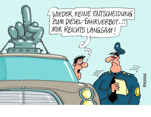 Cartoon: Dieselstinkefinger (medium) by RABE tagged diesel,vw,skandaal,dobrindt,autobauer,rabe,ralf,böhme,cartoon,karikatur,pressezeichnung,farbcartoon,tagescartoon,dieselgipfel,leipzig,gerichtsurteil,fahrverbot,autofahrer,bundesverwaltungsgericht,innenstädte,feinstaub,gesundheit,immosionsgesetz,straßenverkehr,atemwege,lunge,staubpartikel,diesel,vw,skandaal,dobrindt,autobauer,rabe,ralf,böhme,cartoon,karikatur,pressezeichnung,farbcartoon,tagescartoon,dieselgipfel,leipzig,gerichtsurteil,fahrverbot,autofahrer,bundesverwaltungsgericht,innenstädte,feinstaub,gesundheit,immosionsgesetz,straßenverkehr,atemwege,lunge,staubpartikel