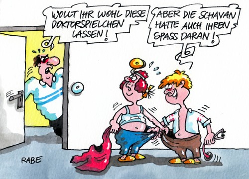 Cartoon: Doktorchenspielchen (medium) by RABE tagged doktorspielchen,schavan,bundesbildungsministerin,betrug,plagiat,plagiatsaffäre,guttenberg,studium,uni,doktorarbeit,rabe,ralf,böhme,cartoon,karikatur,düsseldorf,wissenschaftsstreit,prüfverfahren,fakultät,fakultätsrat,gutachter,verfahren,doktor,doktortitel,entzug,prüfung,täuschung,merkel,kanzlerin,cdu,vertrauen,rücktritt,promotionsarbeit,anette,schule,schulkinder,doktorspielchen,schavan,bundesbildungsministerin,betrug,plagiat,plagiatsaffäre,guttenberg,studium,uni,doktorarbeit,rabe,ralf,böhme,cartoon,karikatur,düsseldorf,wissenschaftsstreit,prüfverfahren,fakultät,fakultätsrat,gutachter,verfahren,doktor,doktortitel,entzug,prüfung,täuschung,merkel,kanzlerin,cdu,vertrauen,rücktritt,promotionsarbeit,anette,schule,schulkinder