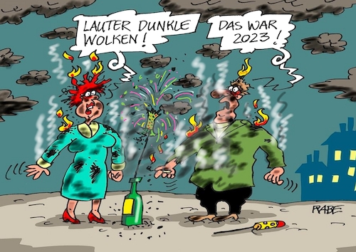 Cartoon: Dunkel (medium) by RABE tagged silvester,neujahr,jahresbeginn,prosit,rutsch,feuerwerk,böller,neujahrsansprache,silvesteransprache,rabe,ralf,böhme,cartoon,karikatur,pressezeichnung,farbcartoon,tagescartoon,tv,raketen,stabraketen,explosion,wolken,dunkelheit,jahresrückblick,schwarz,silvester,neujahr,jahresbeginn,prosit,rutsch,feuerwerk,böller,neujahrsansprache,silvesteransprache,rabe,ralf,böhme,cartoon,karikatur,pressezeichnung,farbcartoon,tagescartoon,tv,raketen,stabraketen,explosion,wolken,dunkelheit,jahresrückblick,schwarz