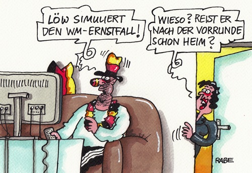 Cartoon: Ernstfall Erste Variante (medium) by RABE tagged löw,bundestrainer,brasilien,fußballweltmeisterschaft,wm,fussball,nationalelf,tor,elfmeter,simulation,ernstfall,vorrunde,achtelfinale,finale,stadion,rabe,ralf,böhme,cartoon,karikatur,presszeichnung,farbcartoon,fan,fanmeile,publicviewing,heimreise,weltmeistertitel,lahm,bierhoff,löw,bundestrainer,brasilien,fußballweltmeisterschaft,wm,fussball,nationalelf,tor,elfmeter,simulation,ernstfall,vorrunde,achtelfinale,finale,stadion,rabe,ralf,böhme,cartoon,karikatur,presszeichnung,farbcartoon,fan,fanmeile,publicviewing,heimreise,weltmeistertitel,lahm,bierhoff