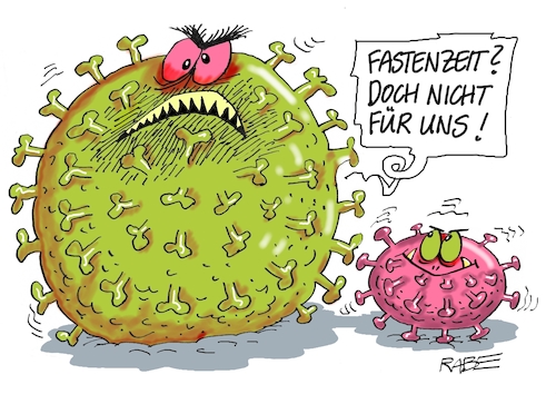 Cartoon: Fastenzeitliches (medium) by RABE tagged corona,schnelltest,flughäfen,bahnhöfe,reiserückkehrer,testpflicht,markus,söder,bußgelder,ber,hauptstadtflughafen,eröffnung,fluggäste,viren,maskenpflicht,abstandsregeln,spahn,lockdown,shutdown,inzidenzzahlen,fasten,fastenzeit,verzichst,fastnacht,mutanten,corona,schnelltest,flughäfen,bahnhöfe,reiserückkehrer,testpflicht,markus,söder,bußgelder,ber,hauptstadtflughafen,eröffnung,fluggäste,viren,maskenpflicht,abstandsregeln,spahn,lockdown,shutdown,inzidenzzahlen,fasten,fastenzeit,verzichst,fastnacht,mutanten