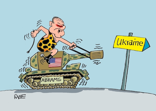 Cartoon: Felliges (medium) by RABE tagged kampfpanzer,leopard,abrams,marder,usa,deutschland,ukraine,ukrainekrieg,rabe,ralf,böhme,cartoon,karikatur,pressezeichnung,farbcartoon,tagescartoon,reiter,leopardenfell,pistorius,panzerlieferung,kampfpanzer,leopard,abrams,marder,usa,deutschland,ukraine,ukrainekrieg,rabe,ralf,böhme,cartoon,karikatur,pressezeichnung,farbcartoon,tagescartoon,reiter,leopardenfell,pistorius,panzerlieferung