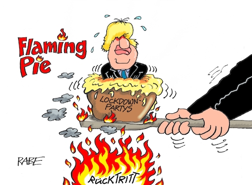 Cartoon: Flammbiertes (medium) by RABE tagged boris,johnson,premier,london,downing,stree,downingstreet,corona,coronaparty,rabe,ralf,böhme,carton,karikatur,pressezeichnung,farbcartoon,tagescartoon,geburtstagspartys,lockdowwn,lockdownpartys,rücktritt,flaming,pie,feuer,flamme,hitze,boris,johnson,premier,london,downing,stree,downingstreet,corona,coronaparty,rabe,ralf,böhme,carton,karikatur,pressezeichnung,farbcartoon,tagescartoon,geburtstagspartys,lockdowwn,lockdownpartys,rücktritt,flaming,pie,feuer,flamme,hitze