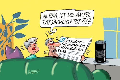 Cartoon: Fragen über Fragen (medium) by RABE tagged ampel,ampelregierung,rot,grün,gelb,fdp,spd,grüne,rabe,ralf,böhme,cartoon,karikatur,pressezeichnung,farbcartoon,tagescartoon,inflation,einkommen,rente,rentenpaket,bruch,streit,neuwahlen,bundestag,sondersitzung,merz,lockerung,schuldenbremse,groko,sondierung,finanzpaket,alexa,amazon,prime,tod,tot,fragen,ampel,ampelregierung,rot,grün,gelb,fdp,spd,grüne,rabe,ralf,böhme,cartoon,karikatur,pressezeichnung,farbcartoon,tagescartoon,inflation,einkommen,rente,rentenpaket,bruch,streit,neuwahlen,bundestag,sondersitzung,merz,lockerung,schuldenbremse,groko,sondierung,finanzpaket,alexa,amazon,prime,tod,tot