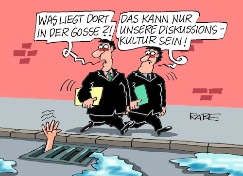 Cartoon: Ganz unten (medium) by RABE tagged ampelregierung,scholz,spd,grüne,fdp,lindner,kinder,kindergrundsicherung,rabe,ralf,böhme,cartoon,karikatur,pressezeichnung,farbcartoon,tagescartoon,hausmeister,ohren,zähne,ampelpolitik,regierung,streitkultur,diskussion,diskussionskultur,miteinander,konfliktabgeordnete,augenhöhe,straße,gehweg,gosse,kanalisation,ampelregierung,scholz,spd,grüne,fdp,lindner,kinder,kindergrundsicherung,rabe,ralf,böhme,cartoon,karikatur,pressezeichnung,farbcartoon,tagescartoon,hausmeister,ohren,zähne,ampelpolitik,regierung,streitkultur,diskussion,diskussionskultur,miteinander,konfliktabgeordnete,augenhöhe,straße,gehweg,gosse,kanalisation