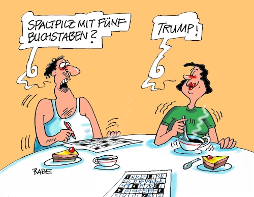 Cartoon: Gespaltenes (medium) by RABE tagged trump,usa,president,bolton,literatur,bücher,rabe,ralf,böhme,cartoon,karikatur,pressezeichnung,farbcartoon,tagescartoon,enthüllung,enthüllungsroman,enthüllungsbücher,präsidentschaftswahl,biden,harris,demokraten,republikaner,november,spaltung,spalt,spaltpilz,rätsel,kreuzworträtsel,trump,usa,president,bolton,literatur,bücher,rabe,ralf,böhme,cartoon,karikatur,pressezeichnung,farbcartoon,tagescartoon,enthüllung,enthüllungsroman,enthüllungsbücher,präsidentschaftswahl,biden,harris,demokraten,republikaner,november,spaltung,spalt,spaltpilz,rätsel,kreuzworträtsel