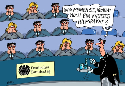 Cartoon: Hilfspaket Vier (medium) by RABE tagged hilfspaket,bundestag,griechenland,abstimmung,kauder,abweichler,athen,tsipras,rettungspaket,eu,brüssel,rabe,ralf,böhme,cartoon,karikatur,pressezeichnung,farbcartoon,tagescartoon,saaldiener,abgeordnete,gewissen,gegenstimmen,cdu,euro,grexit,schäuble,hilfspaket,bundestag,griechenland,abstimmung,kauder,abweichler,athen,tsipras,rettungspaket,eu,brüssel,rabe,ralf,böhme,cartoon,karikatur,pressezeichnung,farbcartoon,tagescartoon,saaldiener,abgeordnete,gewissen,gegenstimmen,cdu,euro,grexit,schäuble