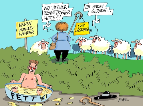 Cartoon: Hirte (medium) by RABE tagged hirte,merkel,ostbeauftragter,christian,entlassung,landtagswahl,thüringen,erfurt,kemmerich,fdp,ramelow,gratulation,hirte,merkel,ostbeauftragter,christian,entlassung,landtagswahl,thüringen,erfurt,kemmerich,fdp,ramelow,gratulation