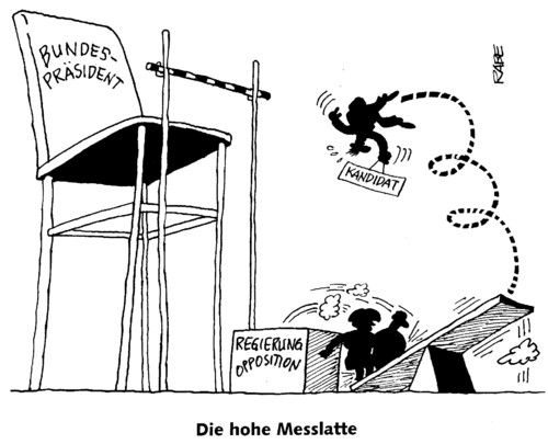 Cartoon: Hochsprung (medium) by RABE tagged wulff,staatsoberhaupt,bundespräsident,cdu,nachfolger,transparenz,merkel,kanzlerin,regierung,opposition,bundespräsidentenwahl,gauk,kandidat,sprungbrett,hochsprung,messlatte,präsidentensessel,schloss,bellevue,berlin,hauptstadt,deutschland,rücktritt,bundespräsident,staatsoberhaupt,wulff,cdu,nachfolger,merkel