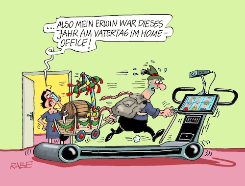 Homeoffice am laufenden Band Homeoffice am laufenden Band