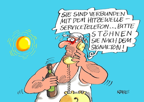 Cartoon: Hotline Hitze (medium) by RABE tagged klimawandel,hitze,hitzewelle,trockenheit,temperaturanstieg,rabe,ralf,böhme,cartoon,karikatur,pressezeichnung,farbcartoon,tagescartoon,servic,telefon,servicetelefon,klimawandel,hitze,hitzewelle,trockenheit,temperaturanstieg,rabe,ralf,böhme,cartoon,karikatur,pressezeichnung,farbcartoon,tagescartoon,servic,telefon,servicetelefon