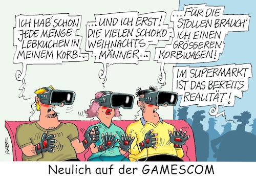 Cartoon: In der Weihnachtsbäckerei (medium) by RABE tagged game,gamescom,köln,computerspiele,computerspielemesse,pc,rechner,rabe,ralf,böhme,cartoon,karikatur,pressezeichnung,farbcartoon,tagescartoon,weihnachten,weihnachtsmann,weihnachtsbäckerei,lebkuchen,stollen,supermarkt,game,gamescom,köln,computerspiele,computerspielemesse,pc,rechner,rabe,ralf,böhme,cartoon,karikatur,pressezeichnung,farbcartoon,tagescartoon,weihnachten,weihnachtsmann,weihnachtsbäckerei,lebkuchen,stollen,supermarkt