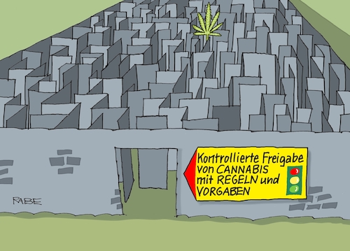 Cartoon: Irres Zeug (medium) by RABE tagged ampelregierung,scholz,spd,grüne,fdp,lindner,kinder,kindergrundsicherung,rabe,ralf,böhme,cartoon,karikatur,pressezeichnung,farbcartoon,tagescartoon,hausmeister,ohren,zähne,cannabis,cannabislegalisierung,legalisierung,kiffer,drogenkonsum,zuteilung,kontrolle,freigabe,regeln,vorschriften,hanf,hanfpflanze,irre,irrgarten,wirrwa,labyrint,ampelregierung,scholz,spd,grüne,fdp,lindner,kinder,kindergrundsicherung,rabe,ralf,böhme,cartoon,karikatur,pressezeichnung,farbcartoon,tagescartoon,hausmeister,ohren,zähne,cannabis,cannabislegalisierung,legalisierung,kiffer,drogenkonsum,zuteilung,kontrolle,freigabe,regeln,vorschriften,hanf,hanfpflanze,irre,irrgarten,wirrwa,labyrint