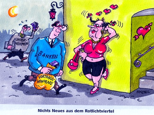 Cartoon: Käufliches (medium) by RABE tagged rotlichtviertel,steinbrück,kanzlerkandidat,spd,bundestagswahl,nebeneinkünfte,nebenverdienste,vortragshonorar,rabe,ralf,böhme,cartoon,karikatur,euro,banken,unternehmen,puff,bordell,liebe,kaufen,laterne,käuflichkeit,millionenhonorare,einkünfte,diäten,abgeordnete,straßenstrich,abhängigkeit,union,fdp,rotlichtviertel,steinbrück,kanzlerkandidat,spd,bundestagswahl,nebeneinkünfte,nebenverdienste,vortragshonorar,rabe,ralf,böhme,cartoon,karikatur,euro,banken,unternehmen,puff,bordell,sex,liebe,kaufen,laterne,käuflichkeit,millionenhonorare,einkünfte,diäten,abgeordnete,straßenstrich,abhängigkeit,union,fdp