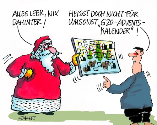 Cartoon: Kalender (medium) by RABE tagged weihnachten,weihnachtsmann,schlitten,rentiere,kanzlerin,merkel,rabe,ralf,böhme,cartoon,karikatur,pressezeichnung,farbcartoon,tagescartoon,buenos,aires,gipfeltreffen,trump,putin,berlin,kanzleramt,advent,adventskalender,weihnachten,weihnachtsmann,schlitten,rentiere,kanzlerin,merkel,rabe,ralf,böhme,cartoon,karikatur,pressezeichnung,farbcartoon,tagescartoon,buenos,aires,gipfeltreffen,trump,putin,berlin,kanzleramt,advent,adventskalender