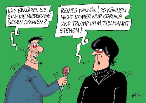 Cartoon: Kalkülator (medium) by RABE tagged löw,dfb,elf,fussball,sport,niederlage,spanien,deutschland,rabe,ralf,böhme,cartoon,karikatur,pressezeichnung,farbcartoon,tagescartoon,corona,europa,coronakrise,trump,löw,dfb,elf,fussball,sport,niederlage,spanien,deutschland,rabe,ralf,böhme,cartoon,karikatur,pressezeichnung,farbcartoon,tagescartoon,corona,europa,coronakrise,trump