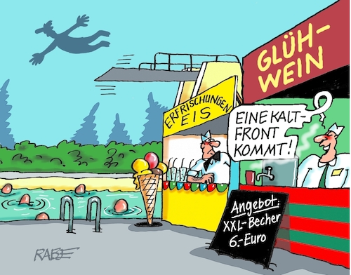 Kaltfront im Anmarsch Kaltfront im Anmarsch