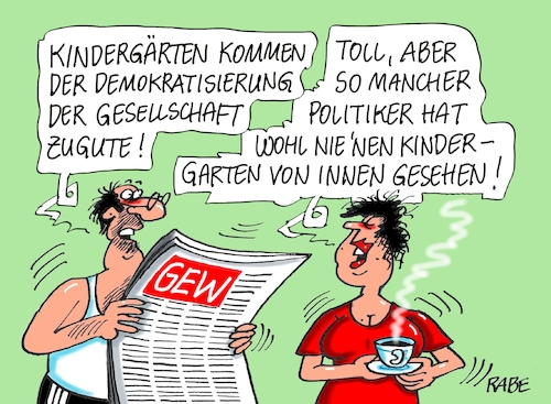 Cartoon: Kindergärten (medium) by RABE tagged nahles,spd,sozialdemokraten,groko,umfragetief,scholz,rabe,ralf,böhme,cartoon,karikatur,pressezeichnung,farbcartoon,tagescartoon,ruine,koalition,koalitionsvetrag,bruch,drahtseil,union,cdu,prügelknaben,demokratie,demokratieverständnis,gewerkschaften,gew,verdi,streiks,kita,kinderkrippe,eltern,abgeordnete,politikverdrossenheit,nahles,spd,sozialdemokraten,groko,umfragetief,scholz,rabe,ralf,böhme,cartoon,karikatur,pressezeichnung,farbcartoon,tagescartoon,ruine,koalition,koalitionsvetrag,bruch,drahtseil,union,cdu,prügelknaben,demokratie,demokratieverständnis,gewerkschaften,gew,verdi,streiks,kita,kinderkrippe,eltern,abgeordnete,politikverdrossenheit