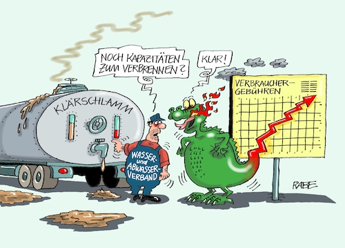 Cartoon: Klärschlammiges (medium) by RABE tagged klimawandel,umwelt,umweltministerin,schulze,sp,klimapreis,heizung,auto,rabe,ralf,böhme,cartoon,karikatur,pressezeichnung,farbcartoon,tagescartoon,brücke,bettler,verkehr,klimaprämie,friday,for,future,bauern,felder,klärschlamm,nitratbelastung,verbrennung,verbrennungsanlagen,kosten,gebühren,verbraucher,steigerung,kostenerhöhung,gebührensteigerung,kläranlagen,wasserzweckverband,abwasserzweckverband,klimawandel,umwelt,umweltministerin,schulze,sp,klimapreis,heizung,auto,rabe,ralf,böhme,cartoon,karikatur,pressezeichnung,farbcartoon,tagescartoon,brücke,bettler,verkehr,klimaprämie,friday,for,future,bauern,felder,klärschlamm,nitratbelastung,verbrennung,verbrennungsanlagen,kosten,gebühren,verbraucher,steigerung,kostenerhöhung,gebührensteigerung,kläranlagen,wasserzweckverband,abwasserzweckverband