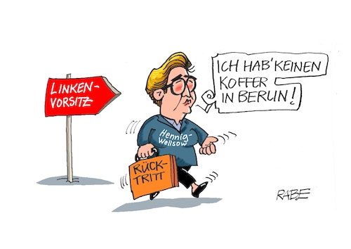 Cartoon: Köfferchen (medium) by RABE tagged linke,oskar,lafontaine,wagenknecht,austritt,parteiaustritt,rabe,ralf,böhme,cartoon,karikatur,pressezeichnung,farbcartoon,tagescartoon,rücktritt,parteivorsitz,linkenvorsitz,parteiämter,hennig,wellsow,cochefin,sexismus,privates,koffer,thüringer,exlinke,linke,oskar,lafontaine,wagenknecht,austritt,parteiaustritt,rabe,ralf,böhme,cartoon,karikatur,pressezeichnung,farbcartoon,tagescartoon,rücktritt,parteivorsitz,linkenvorsitz,parteiämter,hennig,wellsow,cochefin,sexismus,privates,koffer,thüringer,exlinke