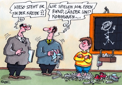 Cartoon: Kreidezeitliches (medium) by RABE tagged bund,länder,kommunen,fiskalpakt,euro,haushaltskassen,defizite,kreide,schultafel,schüler,lehrer,schulden,rekord,öffentlichehand,gemeinden,minus,extrahaushalt,kassen,städtebund,länderfinanzausgleich,zuschüsse,sparen,sparpolitik,haushaltspolitik,bürger,bürgermeister,gemeinderat,kämmerei,haushaltskonsolidierung,bund,länder,kommunen,fiskalpakt,euro,haushaltskassen,defizite,schüler,lehrer,schulden