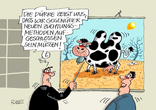 Cartoon: Kuhdel Muuuhdel (medium) by RABE tagged hitze,dürre,klima,klimawandel,wetterextreme,trockenheit,rabe,ralf,böhme,cartoon,karikatur,pressezeichnung,farbcartoon,tagescartoon,sommer,extremwetter,fächer,wedel,wüste,sand,gerippe,bild,kuh,kühe,kamel,höcker,neuzüchtung,hitze,dürre,klima,klimawandel,wetterextreme,trockenheit,rabe,ralf,böhme,cartoon,karikatur,pressezeichnung,farbcartoon,tagescartoon,sommer,extremwetter,fächer,wedel,wüste,sand,gerippe,bild,kuh,kühe,kamel,höcker,neuzüchtung