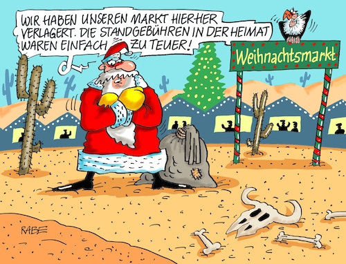 Cartoon: Markttreiben (medium) by RABE tagged merz,union,kanzler,fritze,koalition,spd,klingbeil,bundesregierung,rabe,ralf,böhme,cartoon,karikatur,pressezeichnung,farbcartoon,tagescartoon,trump,putin,krisen,tv,nachrichten,waschmaschine,weihnachten,weihnachtsmarkt,weihnachtsmann,marktgebühren,standgebühr,wüste,merz,union,kanzler,fritze,koalition,spd,klingbeil,bundesregierung,rabe,ralf,böhme,cartoon,karikatur,pressezeichnung,farbcartoon,tagescartoon,trump,putin,krisen,tv,nachrichten,waschmaschine,weihnachten,weihnachtsmarkt,weihnachtsmann,marktgebühren,standgebühr,wüste