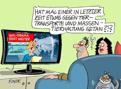 Cartoon: Massentierhaltung (medium) by RABE tagged merz,kanzler,koalition,union,spd,klingbeil,cartoon,karikatur,pressezeichnung,farbcartoon,tagescartoon,db,bahn,frühling,frühjahr,frühjahrsputz,ice,zug,blumenkasten,blumenkästen,timmy,wal,walrettung,ostsee,nordsee,millionen,luftkissen,bagger,kran,mssentirhaltung,tiertransport,tierelend,tierleid,tv,news,merz,kanzler,koalition,union,spd,klingbeil,cartoon,karikatur,pressezeichnung,farbcartoon,tagescartoon,db,bahn,frühling,frühjahr,frühjahrsputz,ice,zug,blumenkasten,blumenkästen,timmy,wal,walrettung,ostsee,nordsee,millionen,luftkissen,bagger,kran,mssentirhaltung,tiertransport,tierelend,tierleid,tv,news
