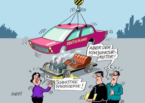 Cartoon: Motorblock (medium) by RABE tagged gas,gassparen,gasnotstand,gasgeben,sanktionen,gasspeicher,gasheizung,rabe,ralf,böhme,cartoon,karikatur,pressezeichnung,farbcartoon,tagescartoon,robert,habeck,putin,ukrainekrieg,konjunktur,konjunkturmotor,aufschwung,inflation,auto,kran,karosserie,spinnenweben,deutschland,wettbewerbsland,wirtschaftsprognose,abwärtstrend,gas,gassparen,gasnotstand,gasgeben,sanktionen,gasspeicher,gasheizung,rabe,ralf,böhme,cartoon,karikatur,pressezeichnung,farbcartoon,tagescartoon,robert,habeck,putin,ukrainekrieg,konjunktur,konjunkturmotor,aufschwung,inflation,auto,kran,karosserie,spinnenweben,deutschland,wettbewerbsland,wirtschaftsprognose,abwärtstrend