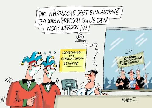 Cartoon: Narren Hochsaison (medium) by RABE tagged corona,bildung,bildungsminister,kanzleramt,bildungskonferenz,lehrerkonferenz,laptop,ausstatung,digitalisierung,bildungsmonitor,internetzugan,wlan,aufwachen,coronaregeln,maskenpflicht,abstandsregeln,lockdown,rki,fallzahlen,demo,großdemo,coronademo,coronaleugner,querdenker,aluhut,extremisten,leipzig,olg,bautzen,narren,harrenzeit,karneval,fasching,elferrat,elfterelfter,behörde,genehmigungen,lockerungen,corona,bildung,bildungsminister,kanzleramt,bildungskonferenz,lehrerkonferenz,laptop,ausstatung,digitalisierung,bildungsmonitor,internetzugan,wlan,aufwachen,coronaregeln,maskenpflicht,abstandsregeln,lockdown,rki,fallzahlen,demo,großdemo,coronademo,coronaleugner,querdenker,aluhut,extremisten,leipzig,olg,bautzen,narren,harrenzeit,karneval,fasching,elferrat,elfterelfter,behörde,genehmigungen,lockerungen