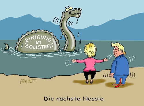 Nessi wieder aufgetaucht Nessi wieder aufgetaucht