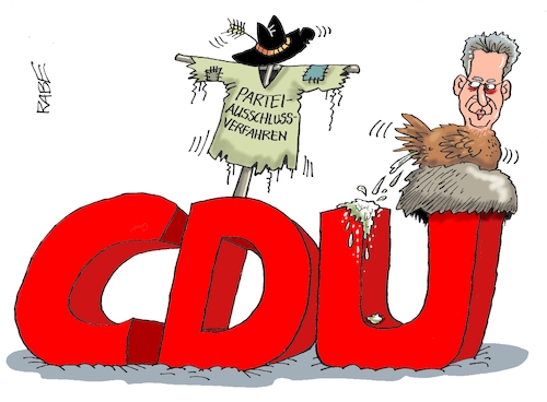 Cartoon: Nestbeschmutzer (medium) by RABE tagged cdu,parteitag,hannover,friedrich,merz,csu,union,opposition,erneuerung,krise,frauenquote,hans,georg,maaßen,werteunion,parteiausschluß,parteiausschlußverfahren,vogel,vogelnest,vogelschiss,vogelscheiße,nestbeschmutzer,cdu,parteitag,hannover,friedrich,merz,csu,union,opposition,erneuerung,krise,frauenquote,hans,georg,maaßen,werteunion,parteiausschluß,parteiausschlußverfahren,vogel,vogelnest,vogelschiss,vogelscheiße,nestbeschmutzer