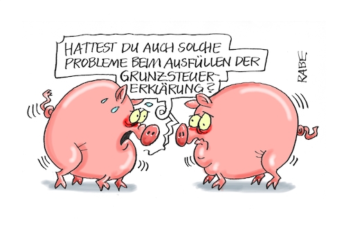 Cartoon: Nochmal Gegrunze (medium) by RABE tagged grundsteuer,grundsteuererklärung,steuerberater,grundstückbesitzer,eigenheim,abgabefrist,formular,mahnung,säumniszuschlag,rabe,ralf,böhme,cartoon,karikatur,pressezeichnung,farbcartoon,tagescartoon,schweine,sau,sparschweine,ringelschwänzchengrunzer,grunzen,grundsteuer,grundsteuererklärung,steuerberater,grundstückbesitzer,eigenheim,abgabefrist,formular,mahnung,säumniszuschlag,rabe,ralf,böhme,cartoon,karikatur,pressezeichnung,farbcartoon,tagescartoon,schweine,sau,sparschweine,ringelschwänzchengrunzer,grunzen