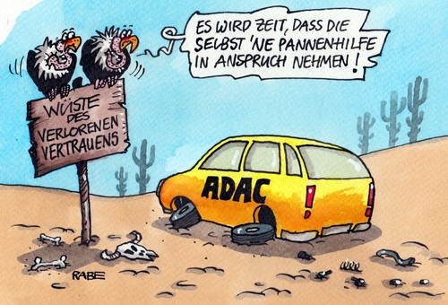 Cartoon: Pannenhilfe (medium) by RABE tagged vertrauensverlust,radwechsel,panne,hitze,sonne,sand,vertrauen,geier,pannenservice,vw,manipilation,autofahrer,mitglieder,engel,gelber,betrug,pannenhilfe,adac,wüste,farbcartoon,pressezeichnung,karikatur,cartoon,böhme,ralf,rabe,pkw,adac,pannenhilfe,betrug,gelber,engel,mitglieder,autofahrer,pkw,rabe,ralf,böhme,cartoon,karikatur,pressezeichnung,farbcartoon,wüste,geier,vertrauen,sand,sonne,hitze,panne,radwechsel,vertrauensverlust,manipilation,vw,pannenservice