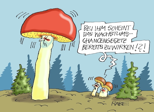 Cartoon: Pilzwachstumswetter (medium) by RABE tagged pilze,pilzsucher,pilzsammler,wald,steinpilze,birkenpilze,pfifferlinge,rabe,ralf,böhme,cartoon,karikatur,pressezeichnung,farbcartoon,tagescartoon,riesenpilz,wachstum,pilesammler,steinpilzstelle,wachstumschancen,wachstumschancengesetz,politik,ampel,ampelkoalition,beschlüsse,meseberg,klausur,klausurtagung,ampelregierung,pilze,pilzsucher,pilzsammler,wald,steinpilze,birkenpilze,pfifferlinge,rabe,ralf,böhme,cartoon,karikatur,pressezeichnung,farbcartoon,tagescartoon,riesenpilz,wachstum,pilesammler,steinpilzstelle,wachstumschancen,wachstumschancengesetz,politik,ampel,ampelkoalition,beschlüsse,meseberg,klausur,klausurtagung,ampelregierung