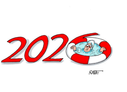 Cartoon: Rettung naht (medium) by RABE tagged merz,kanzler,koalition,union,spd,klingbeil,cartoon,karikatur,pressezeichnung,farbcartoon,tagescartoon,weihnachten,silvester,neujahr,jahresbeginn,start,rettung,rettungsring,michel,ertrinken,merz,kanzler,koalition,union,spd,klingbeil,cartoon,karikatur,pressezeichnung,farbcartoon,tagescartoon,weihnachten,silvester,neujahr,jahresbeginn,start,rettung,rettungsring,michel,ertrinken