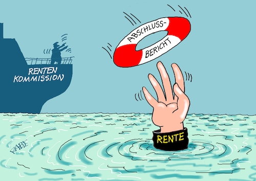 Cartoon: Rettungsaktion (medium) by RABE tagged merz,kanzler,koalition,union,spd,klingbeil,cartoon,karikatur,pressezeichnung,farbcartoon,tagescartoon,db,bahn,frühling,frühjahr,frühjahrsputz,ice,zug,blumenkasten,blumenkästen,esc,songcontest,rente,rentenkommission,vorschläge,rentenreform,see,meer,rettungsring,schwimmring,merz,kanzler,koalition,union,spd,klingbeil,cartoon,karikatur,pressezeichnung,farbcartoon,tagescartoon,db,bahn,frühling,frühjahr,frühjahrsputz,ice,zug,blumenkasten,blumenkästen,esc,songcontest,rente,rentenkommission,vorschläge,rentenreform,see,meer,rettungsring,schwimmring