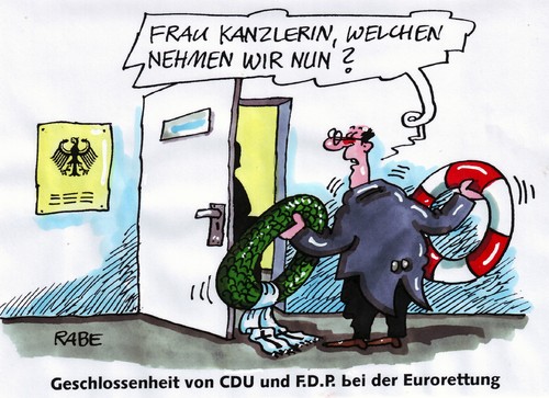 Cartoon: Rettungsringe (medium) by RABE tagged euro,krise,schuldenkrise,eurorettung,eu,brüssel,finanzchefs,kanzlerin,merkel,cdu,rösler,fdp,koalition,schwarzgelb,debatte,eurodebatte,rettungsschirm,eurobonds,geschlossenheit,einigkeit,parteispitze,kanzleramt,berlin,beerdigung,trauergebinde,grab,kranz,beerdigungskranz,rettungsring,schwimmring,sos,euro,krise,schuldenkrise,eurorettung,eu,brüssel,finanzchefs,kanzlerin,merkel,cdu,rösler,fdp,koalition