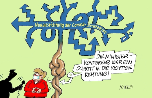 Cartoon: Richtungsweisend (medium) by RABE tagged virus,corona,pandemie,coronakrise,rabe,ralf,böhme,cartoon,karikatur,pressezeichnung,farbcartoon,tagescartoon,viren,virenschutz,mundschutz,desinfektion,föderal,föderalismus,ländersache,kanzleramt,videokonferenz,ministerkonferenz,neuausrichtung,coronastrategien,söder,ramelow,laschet,lockerungen,beschränkungenmaskenbußgeld,maskenverweigerer,privatfeiern,großveranstaltungen,coronatests,virus,corona,pandemie,coronakrise,rabe,ralf,böhme,cartoon,karikatur,pressezeichnung,farbcartoon,tagescartoon,viren,virenschutz,mundschutz,desinfektion,föderal,föderalismus,ländersache,kanzleramt,videokonferenz,ministerkonferenz,neuausrichtung,coronastrategien,söder,ramelow,laschet,lockerungen,beschränkungenmaskenbußgeld,maskenverweigerer,privatfeiern,großveranstaltungen,coronatests