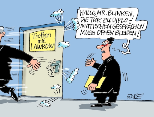 Cartoon: Rückwärts Blinken (medium) by RABE tagged usa,biden,telefonat,putin,moskau,kreml,kremlchef,rabe,ralf,böhme,cartoon,karikatur,pressezeichnung,farbcartoon,tagescartoon,ukraine,ukrainekrise,nato,telefonleitung,gipfel,ukrainegipfel,macron,außenminister,blinken,lawrow,diplomatie,absage,tür,zuschlagen,offen,usa,biden,telefonat,putin,moskau,kreml,kremlchef,rabe,ralf,böhme,cartoon,karikatur,pressezeichnung,farbcartoon,tagescartoon,ukraine,ukrainekrise,nato,telefonleitung,gipfel,ukrainegipfel,macron,außenminister,blinken,lawrow,diplomatie,absage,tür,zuschlagen,offen