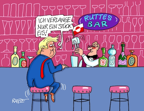 Cartoon: Ruttes Bar (medium) by RABE tagged trump,präsident,usa,donald,einmarsch,erstürmung,cartoon,karikatur,pressezeichnung,rabe,ralf,böhme,farbcartoon,tagescartoon,venezuela,südamerika,maduro,regimewechsel,weltordnung,kongress,völkerrecht,davos,bar,deal,rutte,nato,grönland,eis,grönlanddeal,trump,präsident,usa,donald,einmarsch,erstürmung,cartoon,karikatur,pressezeichnung,rabe,ralf,böhme,farbcartoon,tagescartoon,venezuela,südamerika,maduro,regimewechsel,weltordnung,kongress,völkerrecht,davos,bar,deal,rutte,nato,grönland,eis,grönlanddeal
